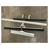 4 squeegees up to 36" L.