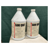 Foam Brite, Sani-quat disinfectant and stainless steel scouring sponges, NIB