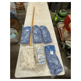 Mop handle (6) mop heads