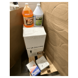 Orange Plus HD Degreaser, Oxi-Power Plus, Pumice sticks, stainless steel sponges.