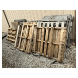 14 +/- used wood pallets.