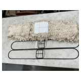 (2) 36" brackets, 3 dust mop heads, new condition.