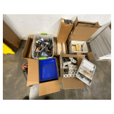 Painting supplies, caulk guns, rollers, trays, etc.