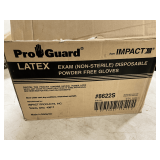 Latex gloves, 600 of size small