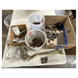 Brass fittings, pump repair parts, regulator, plumbing parts, etc.