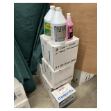 Tile & grout cleaning supplies, Tile Whiz, Spray Buff, Pine Impact, Cream Cleanser