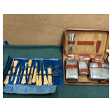 Vintage manicure and shoe hook set, valet set