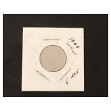 1866 shield nickel with rays