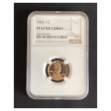 1963 1C PF 67 RD Cameo