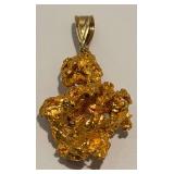 8.9 gram gold nugget, at least 22K+