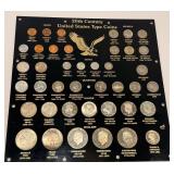 20th Century United States Type Coin set