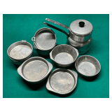 Aluminum cooking plates, pots, bowls, etc.