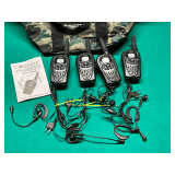 4 Midland X-tra Talk walkie talkies