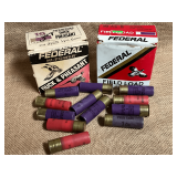 Shotgun shells, 16 gauge, 27 +/- purple 6-shot