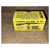 UFC Carbine Caliber .30 M-1 copper jacket ball ammunition