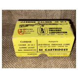 UFC Carbine Caliber .30 M-1 copper jacket ball ammunition