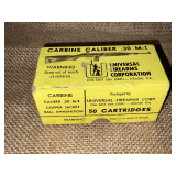 UFC Carbine Caliber .30 M-1 copper jacket ball ammunition