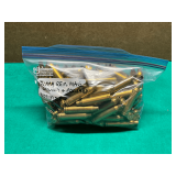 7mm REM MAG brass cleaned and polished