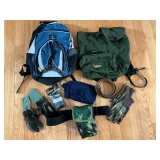 Outdoor Products day packs, camo face mask NIB