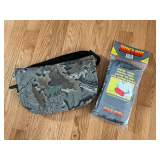 Advantage camo inflatable insulated seat, Therm-o-muff hand muff NIB