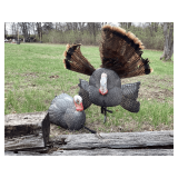 Primos Killer B and Mojo Scoot & Shot strutting turkey decoys