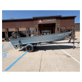 16' Starcraft Aluminum Bass Fishing Boat and Trailer