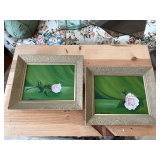 Pair of oil paintings, artist signed Cecille Vandel McMillian, 1964