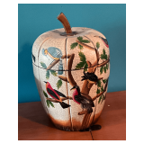 Decorative bird pumpkin