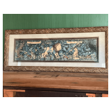 Ornate framed "The Forest Tapestry"