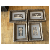 Set of 4 framed prints