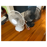 Pair of oscillating fans