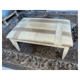 Upholstered top coffee table/ footstool