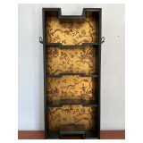 Stiffel oriental style wood shelf