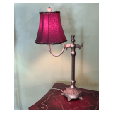 Table lamp with brass base
