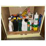 Garden chemicals, insectsides, pellets, fertilizer, etc.