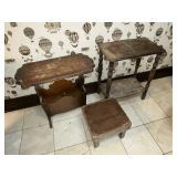 Magazine table, side table stool