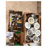 Light bulbs, used ceiling can lights, etc.