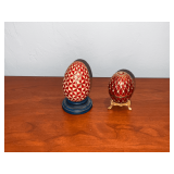 Jim Shore wooden egg, artist signed, No. 4001856