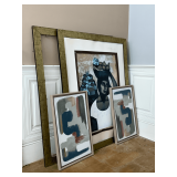Framed artwork and frame