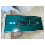 Hang oon extra-wide full motion TV wall mount