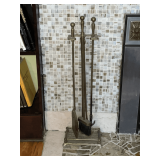 Fireplace tool set