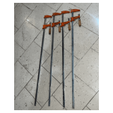 4 bar clamps, 36" T