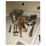 Vintage kitchen utensils