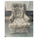 Upholstered rocker chair, needs cleaned