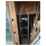 Decorative metal shelf