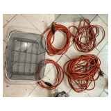 Extension cords, 4 of various sizes and up to 50