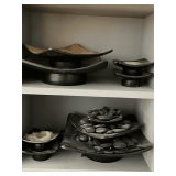 Oriental style candle holders