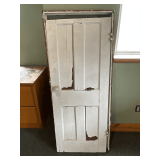 Vintage door 24" W x 59" T and frame