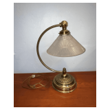 Brass desk lamp