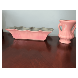 USA 5" T vase and Hull planter No. 82